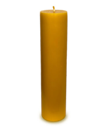 Świeca z wosku pszczelego - 300 mm - Gromnica